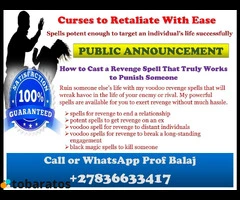 Most Detailed Guide to the Top 10 Powerful Revenge Spells That Work Instantly +27836633417